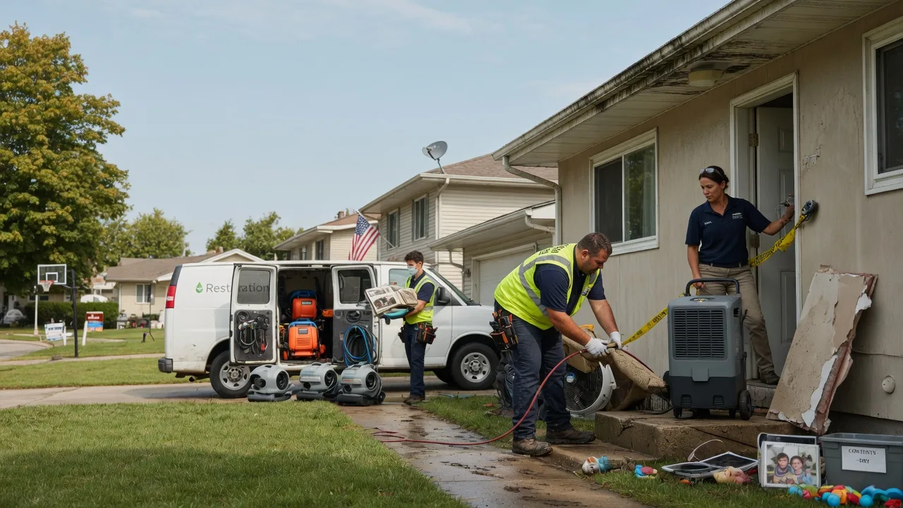 Water Damage Restoration in Lafferty, OH near me